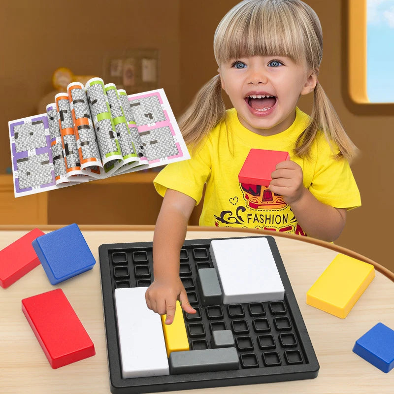 Educational Puzzle & Building Block Toy Set