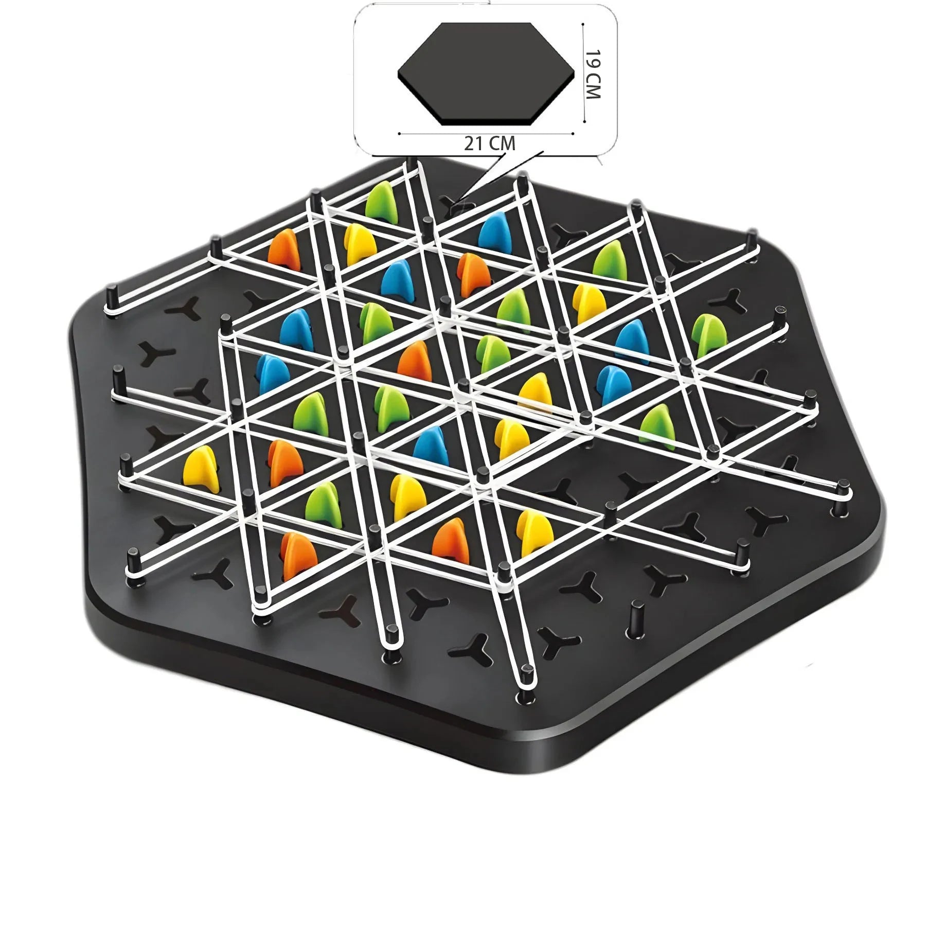 Chain Triangle Strategy Board Game