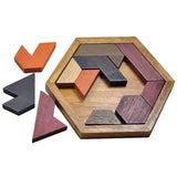 Hexagon Wooden Tangram Puzzle