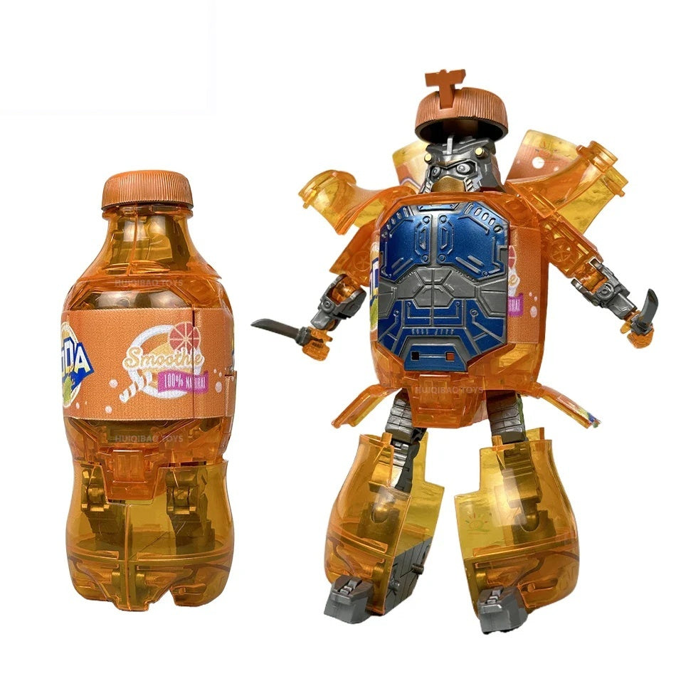 Soda Warrior Transforming Robot Toy