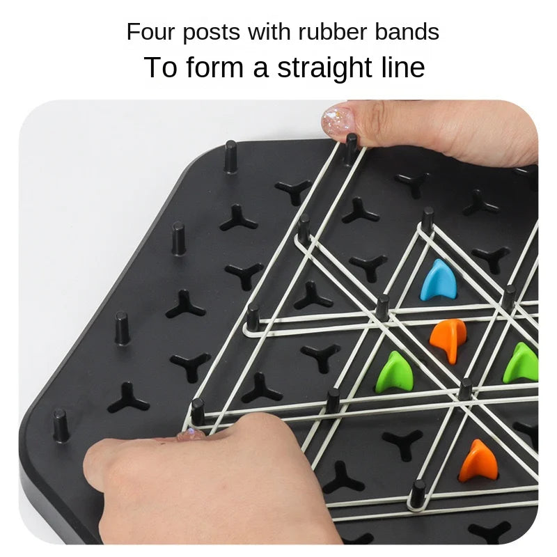 Chain Triangle Strategy Board Game