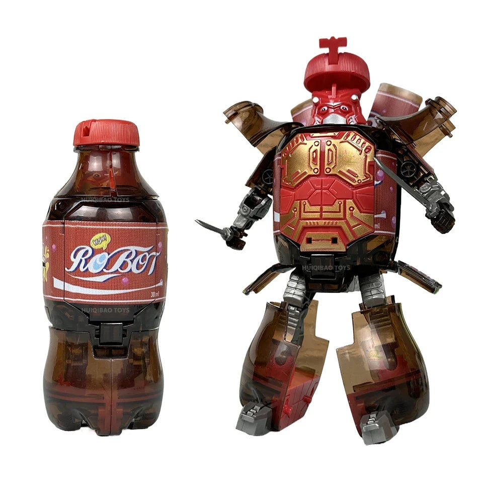 Soda Warrior Transforming Robot Toy