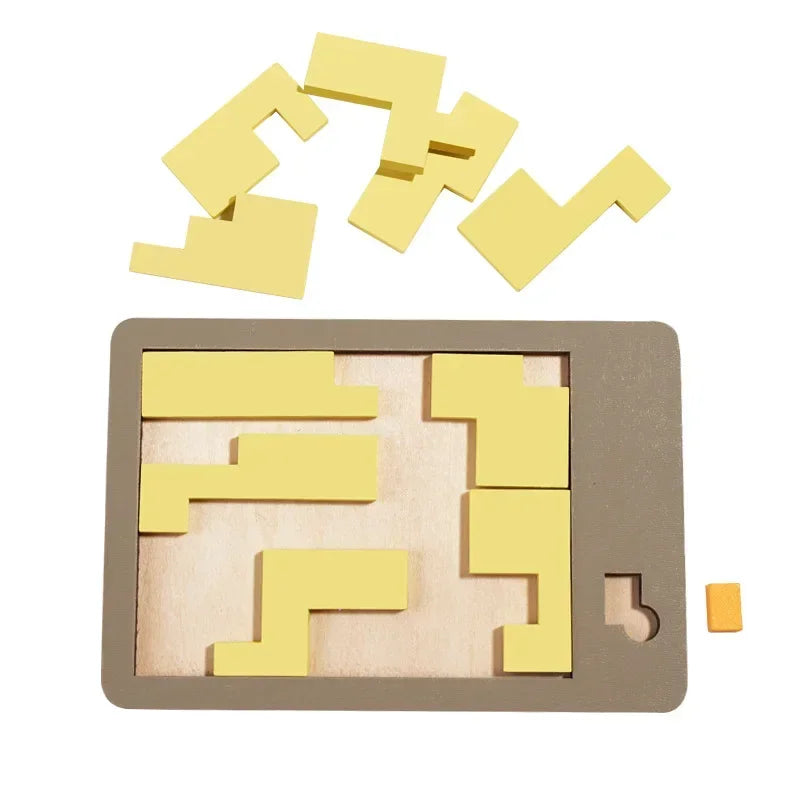 Wooden Tangram Puzzle Board