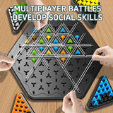 Chain Triangle Strategy Board Game